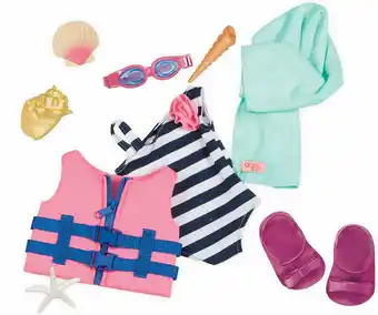 Tottus Outfit ropa de baño y chaleco oferta