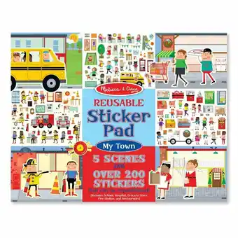 Tottus Reusable sticker pad - my town oferta