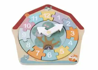Tottus Reloj rompecabeza madera oferta