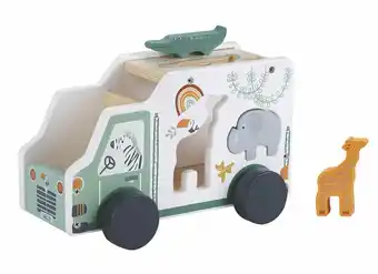 Tottus Auto safari con encajables madera oferta