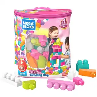 Tottus Mega blocks gran bolsa rosa para construccionruir oferta
