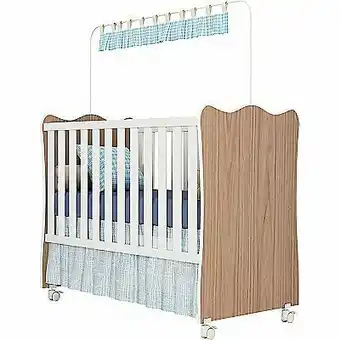 Tottus Cuna luna color roble/blanco oferta