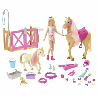 Tottus Barbie caballo peinados divertido gxv77 oferta