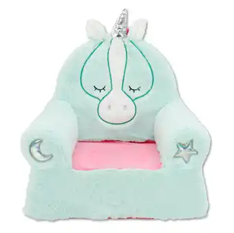 Tottus Sillon de peluche unicornio aqua oferta