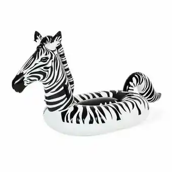 Tottus Flotador cebra multiluces 254 x 142 cm oferta