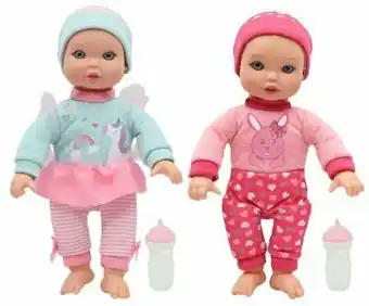 Tottus Muñeca con sonido y biberon 28 cms oferta