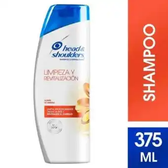 Tottus Shampoo head & shoulders limpieza argan 375ml oferta