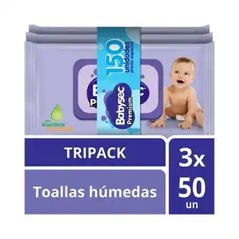 Tottus Toallitas humedas babysec premium x150 oferta