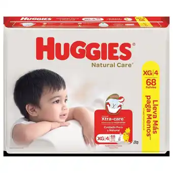 Tottus Pañal cuidado puro y natural xg 68 un oferta