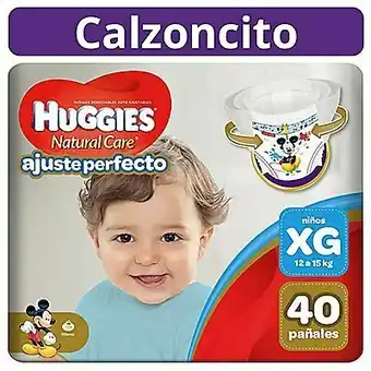 Tottus Pañal natural care autoajuste niño talla xg oferta