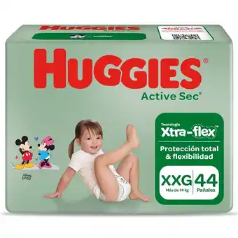 Tottus Pañal active sec talla xxg (14 a mas kg) oferta