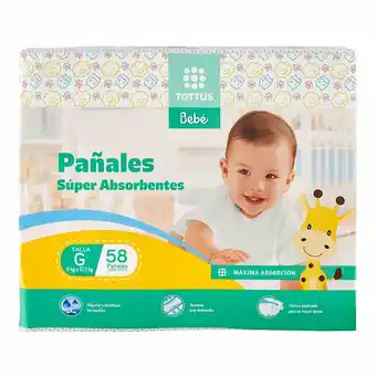 Tottus Pañal súper absorbente talla g oferta