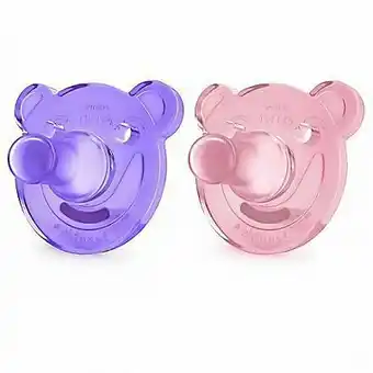 Tottus Chupón soothie silicona 0 - 3 meses x 2 un niña oferta