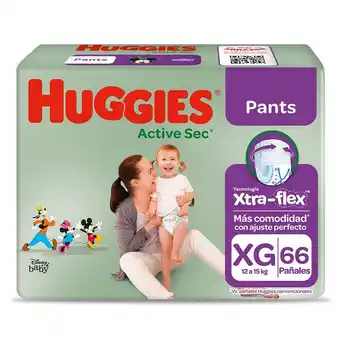 Tottus Pañal desechable active sec pants xg oferta