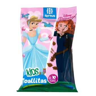 Tottus Toallas humedas tottus kids princesas oferta