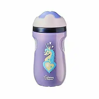 Tottus Taza insulada con boquilla 9oz/260ml morado oferta