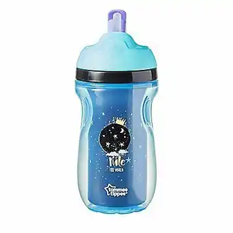 Tottus Taza insulada con sorbete 9oz/260ml azul oferta