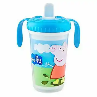 Tottus Tomatodo doble pared peppa pig 10oz celest oferta