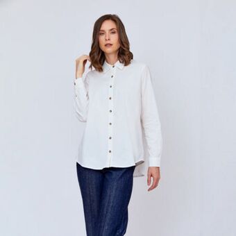 Fina Perú Blusa duncan hueso oferta