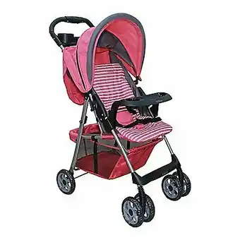 Tottus Coche paseo pipe pink oferta