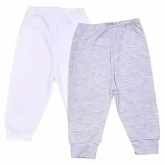 Tottus Pack x 2pantalon basico blanc gri 9 oferta