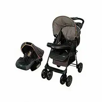 Tottus Coche travel system denim grey oferta
