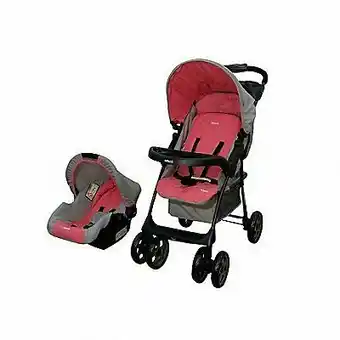 Tottus Coche travel system rose oferta