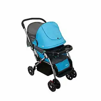 Tottus Coche cuna c518 cyan oferta