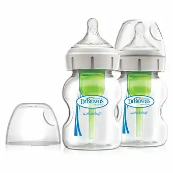 Tottus Set biberon options + boca ancha vidrio oferta