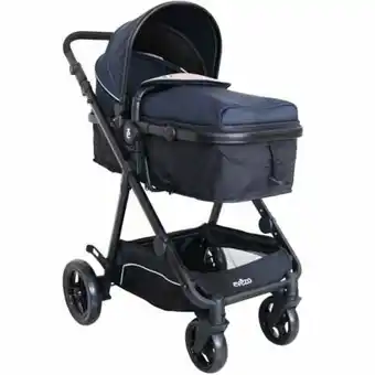 Tottus Coche moises poloc deluxe azul oferta