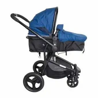 Tottus Coche baby stroller fazio deluxe azul oferta