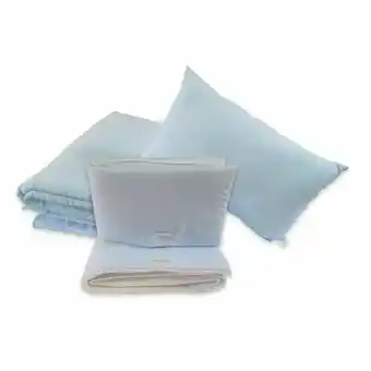 Tottus Edredon+protector baranda azul oferta