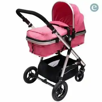 Tottus Coche ciera deluxe rosado oferta