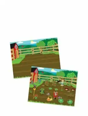 Tottus Sticker reusables granja oferta