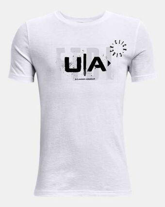 Under Armour Boys' ua football short sleeve oferta