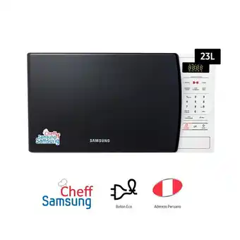 Tottus Microondas 22l, blanco - amw831k/xpe oferta