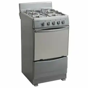Tottus Cocina a manual plateada 4 hornillas 20'' kansas oferta