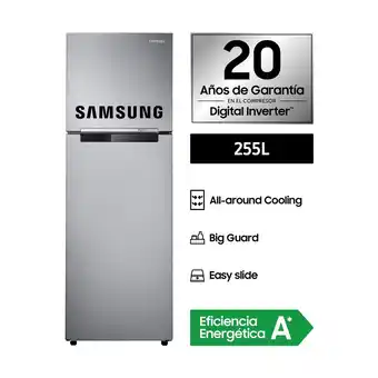 Tottus Refrigeradora 255lt no frost con tecnologia multiflow - rt25farads8 oferta