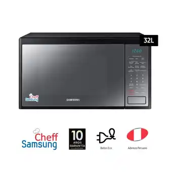 Tottus Microondas 32 l 1000 w negro ms32j5133am/pe oferta