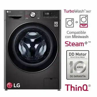 Tottus Lavaseca carga frontal 12 kg lavado/ 7 kg secado negra ai dd inteligencia artificial wd12bvc2s6c oferta