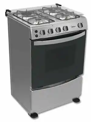 Tottus Cocina 24", con hierro fundido, color silver - mcge24c6cg oferta