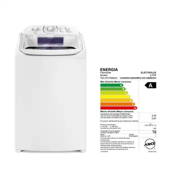 Tottus Lavadora - 17 kg blanca l17iy oferta