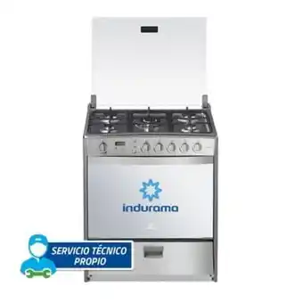 Tottus Cocina monaco a gas 32" triple llama con hierro fundido oferta