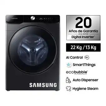 Tottus Lavaseca 22 y 13 kg ai control negra oferta