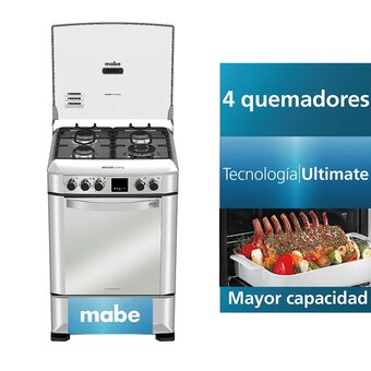 Tottus Cocina a gas de 24" inox oferta