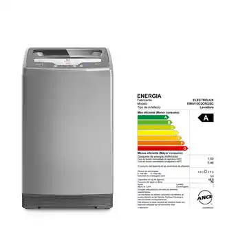 Tottus Lavadora 10.5kg silver - ewiv10d2osgsg oferta