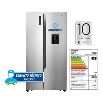 Tottus Refrigeradora no frost 514 l plateada ri-789d oferta