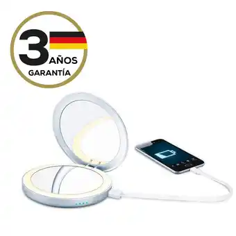 Tottus Espejo cosmetico con luz y bateria bs39 oferta