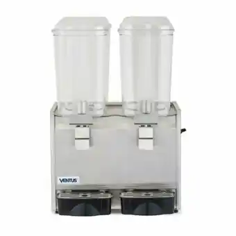 Tottus Dispensador de jugos 2 vasos 2x18lt oferta