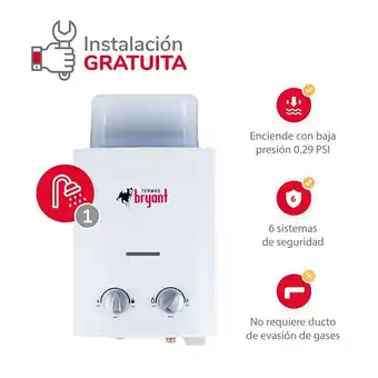 Tottus Terma a gas 5 5 l bryant gn oferta